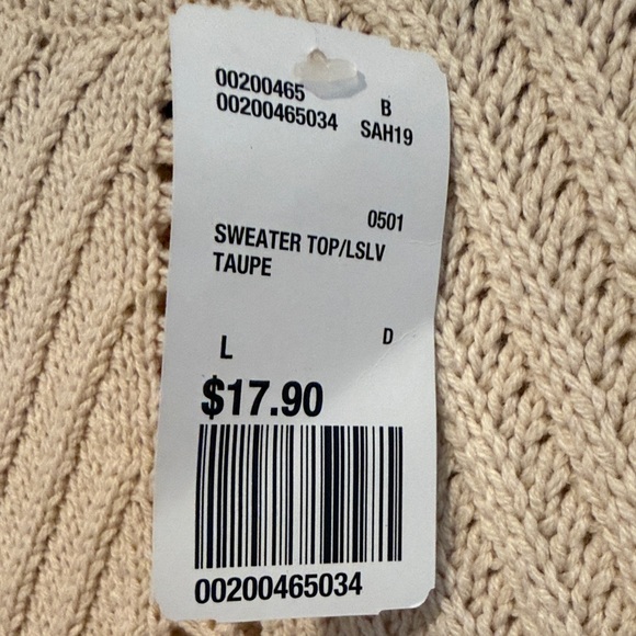 Cream Open-Knit Sweater - Picture 3 of 8